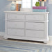 Summer House 6 Drawer Dresser in Oyster White image