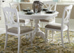 Liberty Furniture Summer House Round Pedestal Table in Oyster White 607-4254 image
