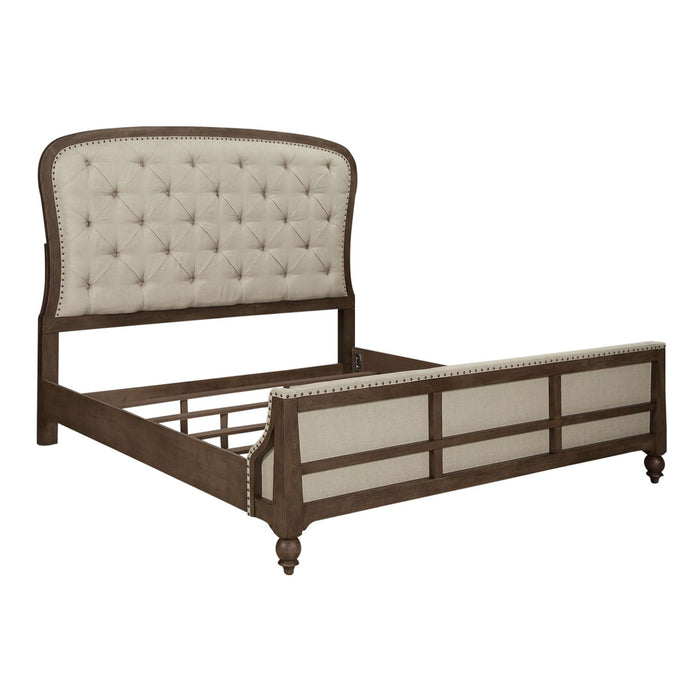 Americana Farmhouse King Shelter Bed, Dresser & Mirror, Chest, Night Stand