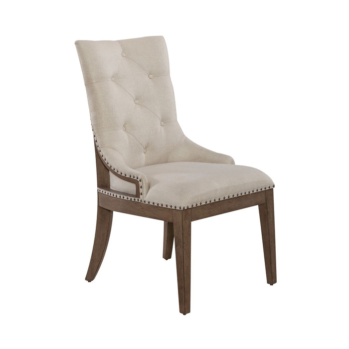 Americana Farmhouse 7 Piece Leg Table Set