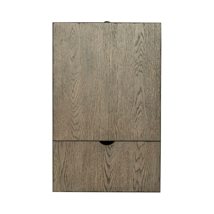 Americana Farmhouse Chair Side Table in Dusty Taupe