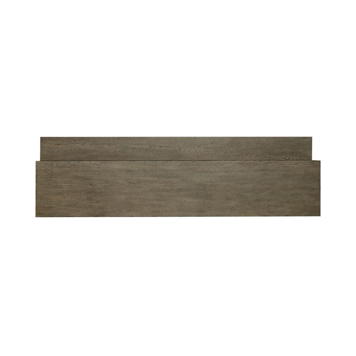 Americana Farmhouse Console Bar Table in Dusty Taupe