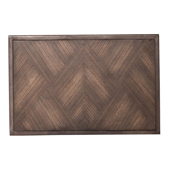 Jamestown Chair Side Table in Brown