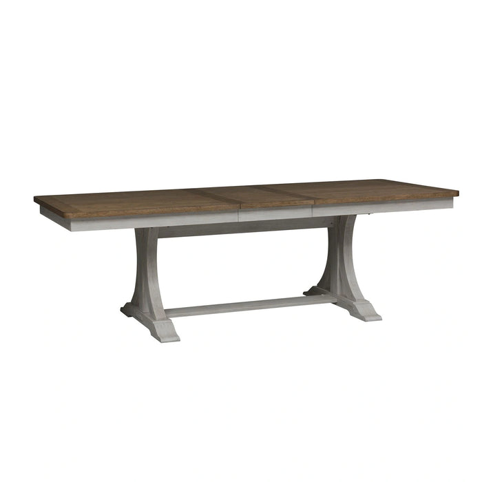 Farmhouse Reimagined Opt Trestle Table Set image