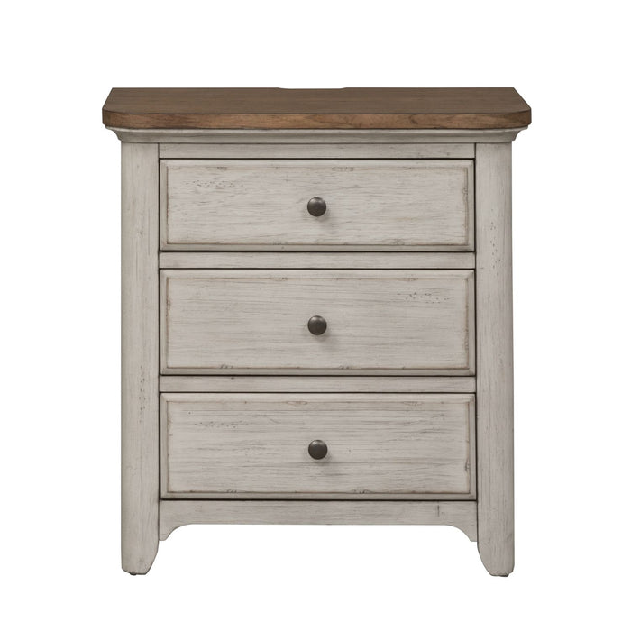 Farmhouse Reimagined Queen Poster Bed, Dresser & Mirror, Night Stand