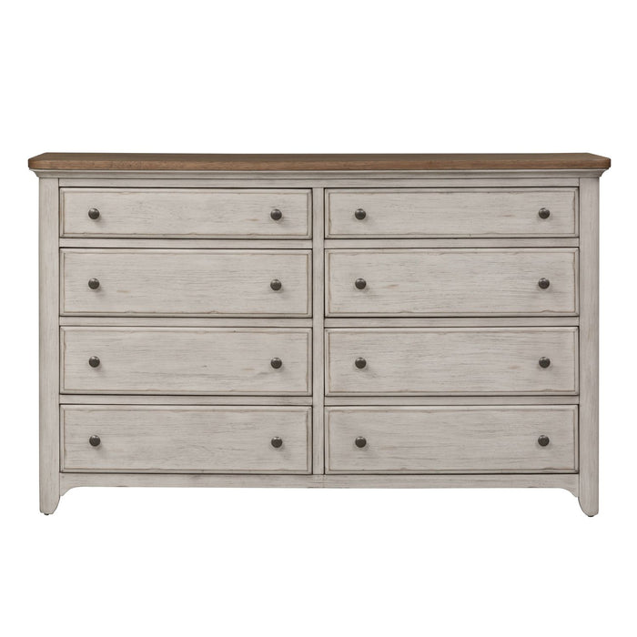 Farmhouse Reimagined Drawer Dresser in Antique White