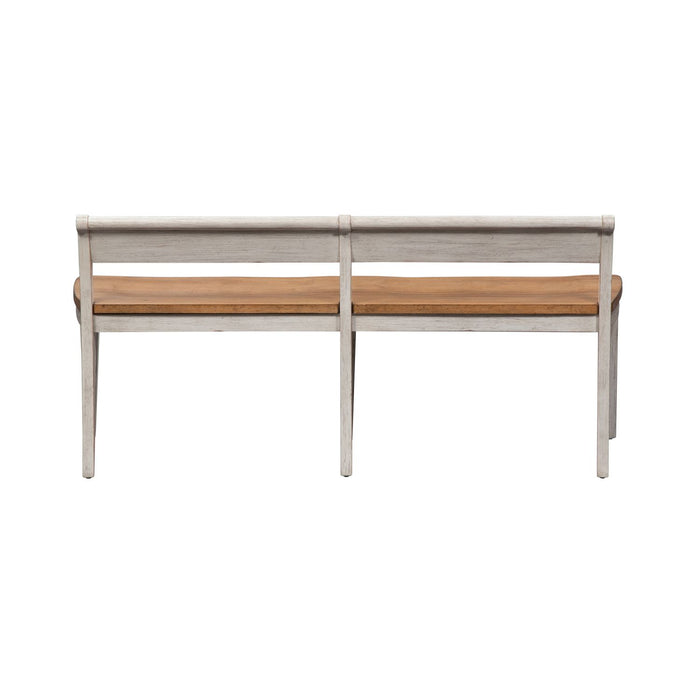 Farmhouse Reimagined Bench (RTA) in Antique White