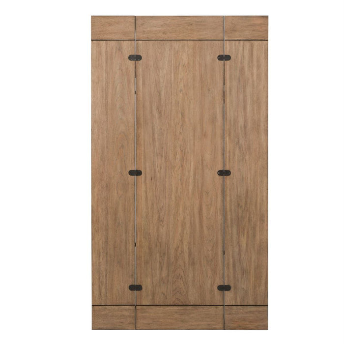 Liberty Farmhouse Reimagined Flip Lid Sofa Table in Antique White