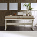 Farmhouse Reimagined Console Bar Table in Antique White image