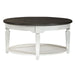 Allyson Park Round Cocktail Table in White image