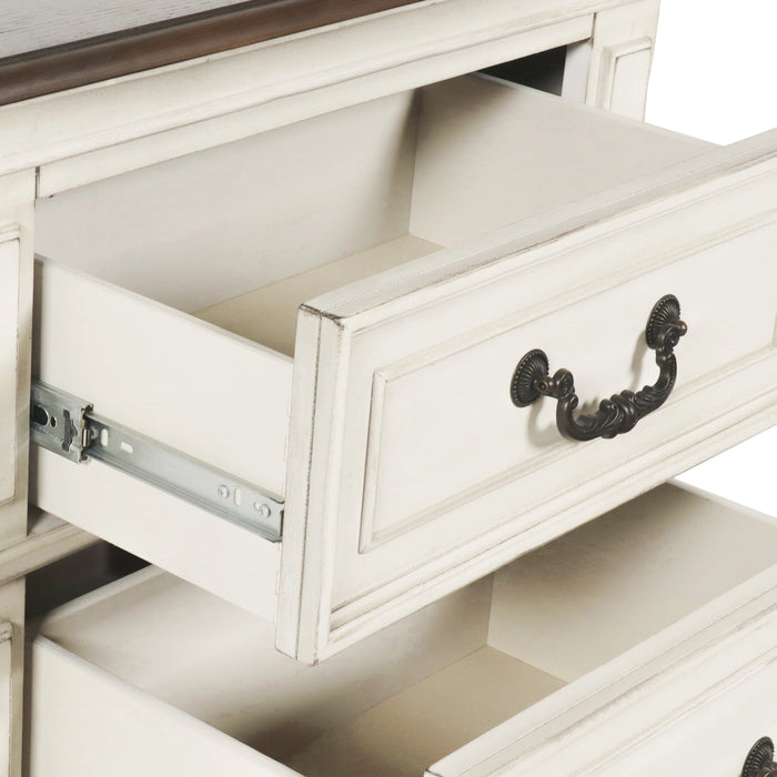 Anastasia Nightstand - Ant. White