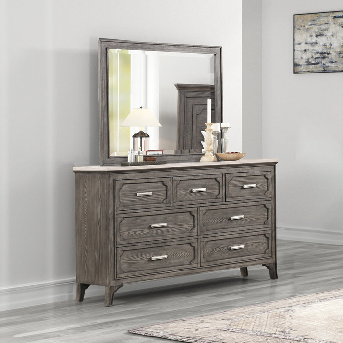 Lisbon Mirror-Gray