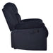 Willow Sofa W/Dual Recliner-Black