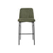 Erik Bar Chair W/ Black Metal Frame- Green (2 Per Carton)
