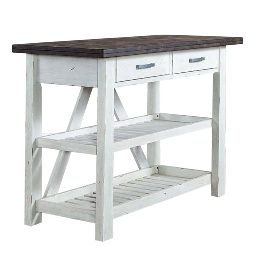 Farmhouse Server in White/Oak image