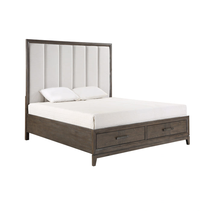 Landon 5/0 Q Headboard-Walnut