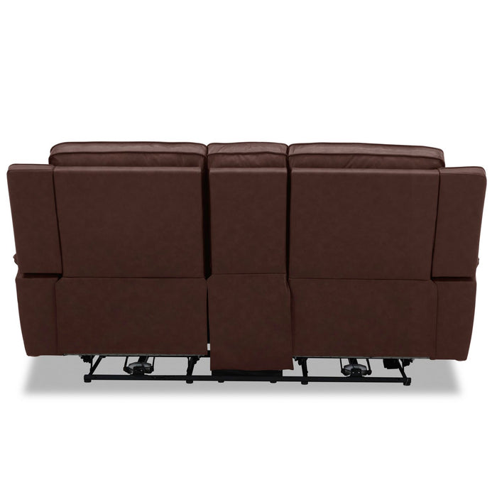 Avery Loveseat w/Console P2 - Cognac