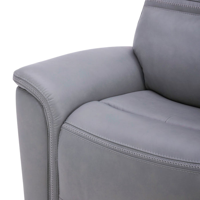 Liberty Furniture Cooper Loveseat w/Console P3 & ZG in Blue Gray
