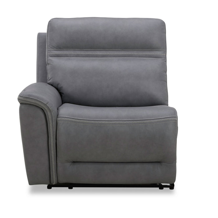 Cooper L Arm Recliner P3 & ZG - Blue Gray
