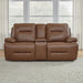 Cameron Loveseat w/Console P3 & ZG - Saddle image