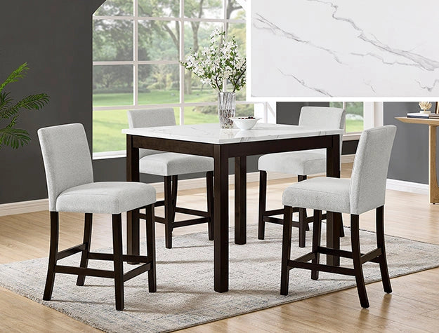 Lennon 5-Piece Counter Height Table Set