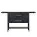 Sable Crest Drop Leaf Server-Black