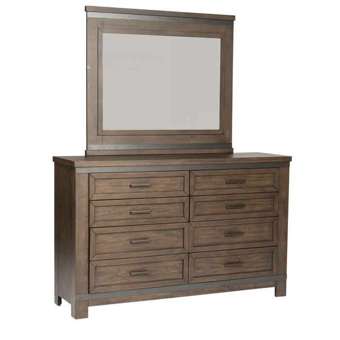 Thornwood Hills King Panel Bed, Dresser & Mirror