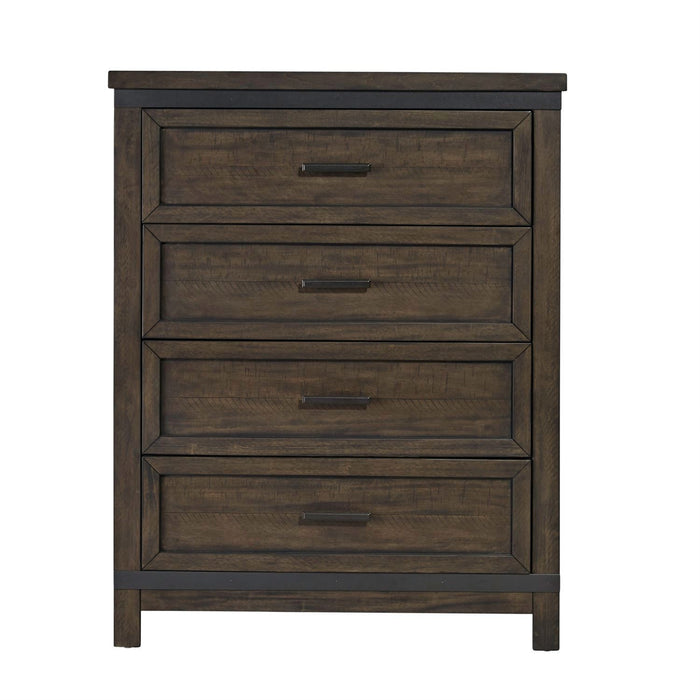 Thornwood Hills 4 Drawer Chest in Rock Beaten Gray