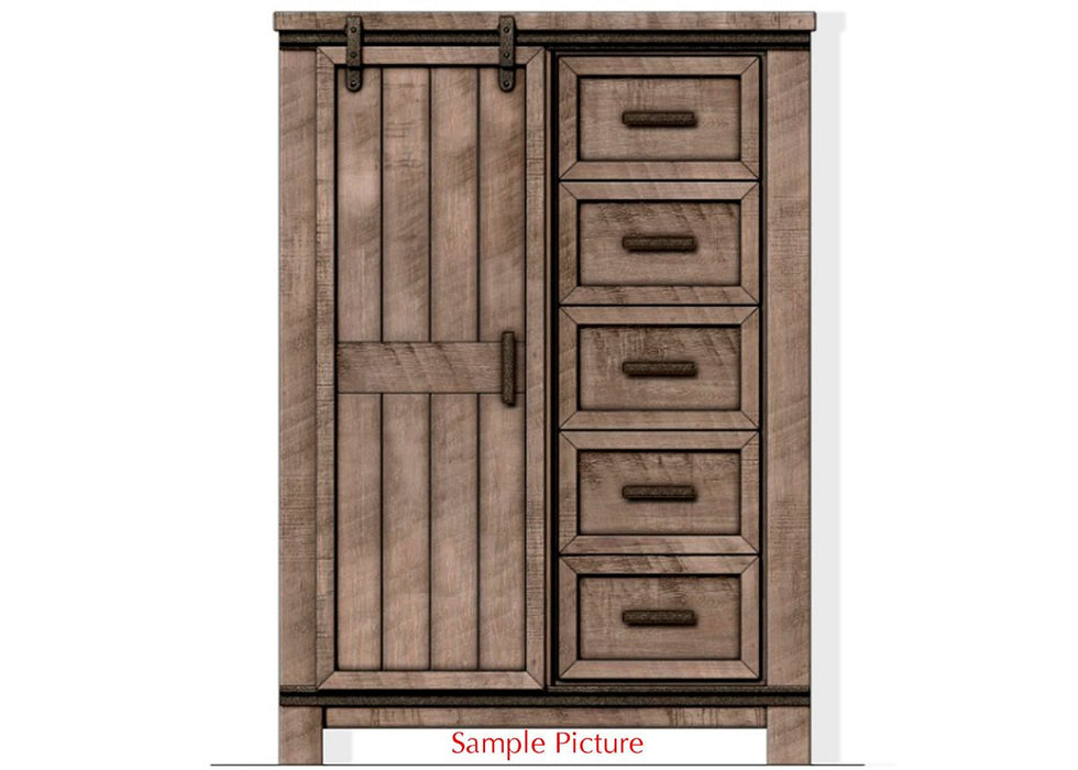 Liberty Thornwood Hills Sliding Door Chest in Rock Beaten Gray image