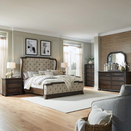 Provence Park King Shelter Bed, Dresser & Mirror, Chest, Night Stand image