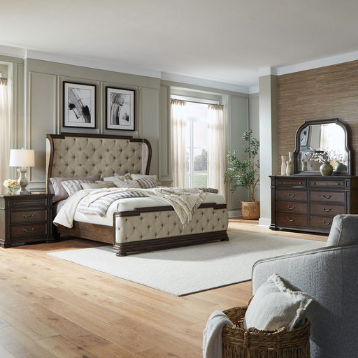 Provence Park King Shelter Bed, Dresser & Mirror, Night Stand image