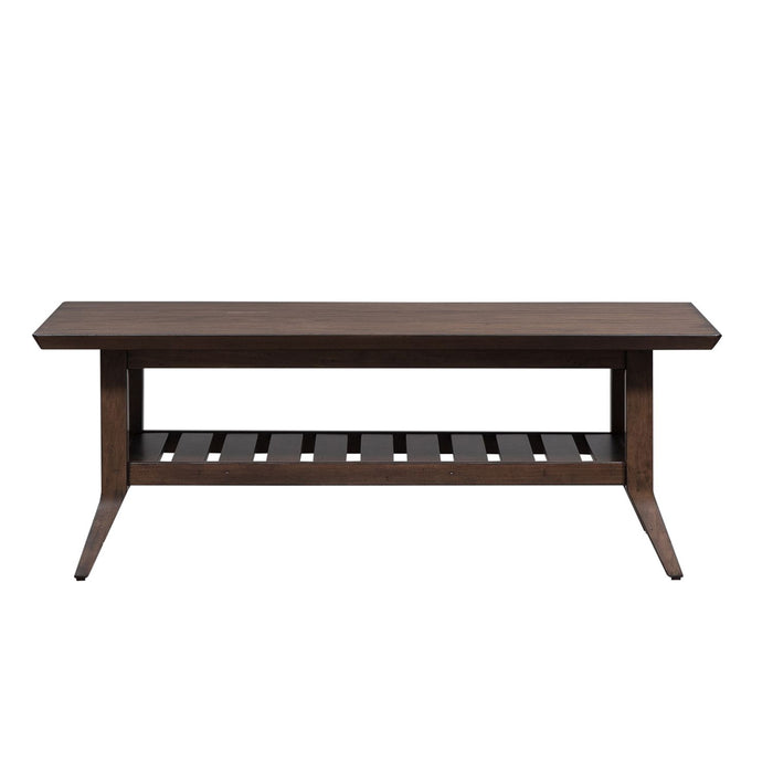 Ventura Blvd Rectangular Cocktail Table in Bronze