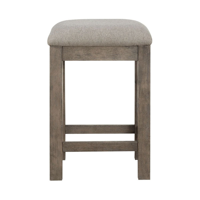 Liberty Furniture Bartlett Field Upholstered Console Stool in Dusty Taupe