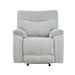 Chablis Glider Recliner W/Heat & Massage-Mist Gray