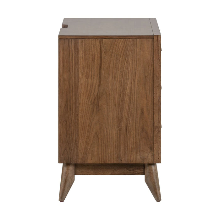 Century Modern Nightstand w/ Charging Station image