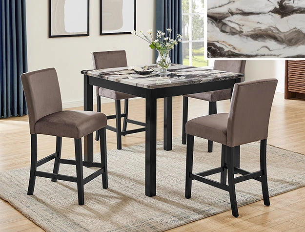 Lennon 5-Pc Counter Height Dining Set