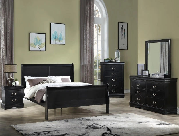 Crown Mark Furniture Louis Philip Dresser in Black image