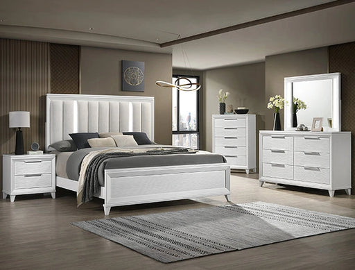 Crown Mark Furniture Cressida 6 Drawer Dresser in White image