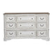 Magnolia Manor Leg 9 Drawer Dresser in Antique White image