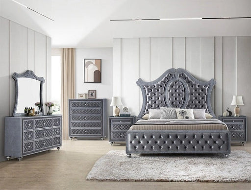Crown Mark Furniture Voltare Chest in Dark Grey image