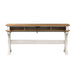 Farmhouse Reimagined Console Bar Table in Antique White image