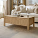 Thayer 47" Two Drawer Coffee Table-Natural
