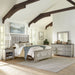 Heartland Opt Queen Panel Bed, Dresser & Mirror, Night Stand image