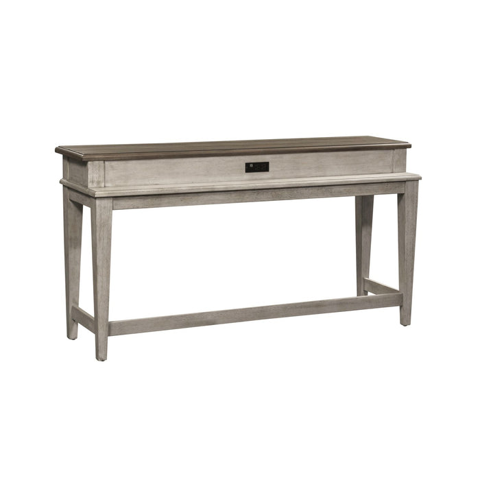 Heartland Console Bar Table in Antique White image