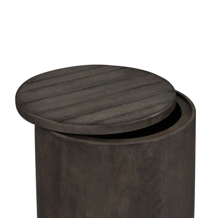 Modern Farmhouse Drum End Table image