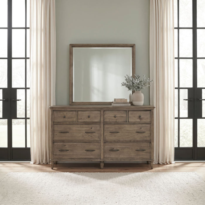 Hickory Grove Dresser & Mirror image