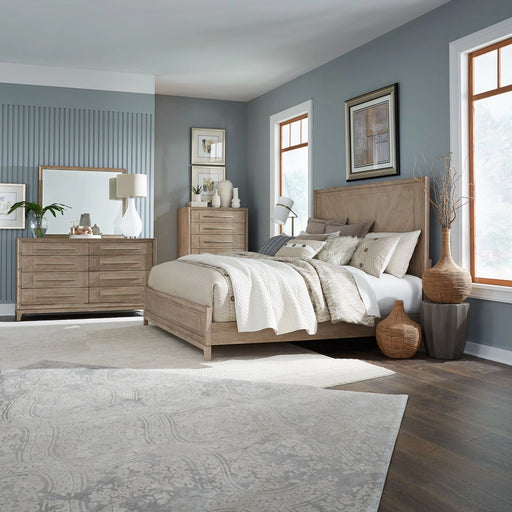 Brentwood King Panel Bed, Dresser & Mirror, Chest image