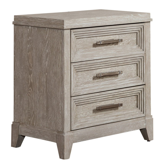 Belmar King California Panel Bed, Dresser & Mirror, Night Stand