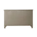Americana Farmhouse 9 Drawer Dresser in Dusty Taupe and Black image