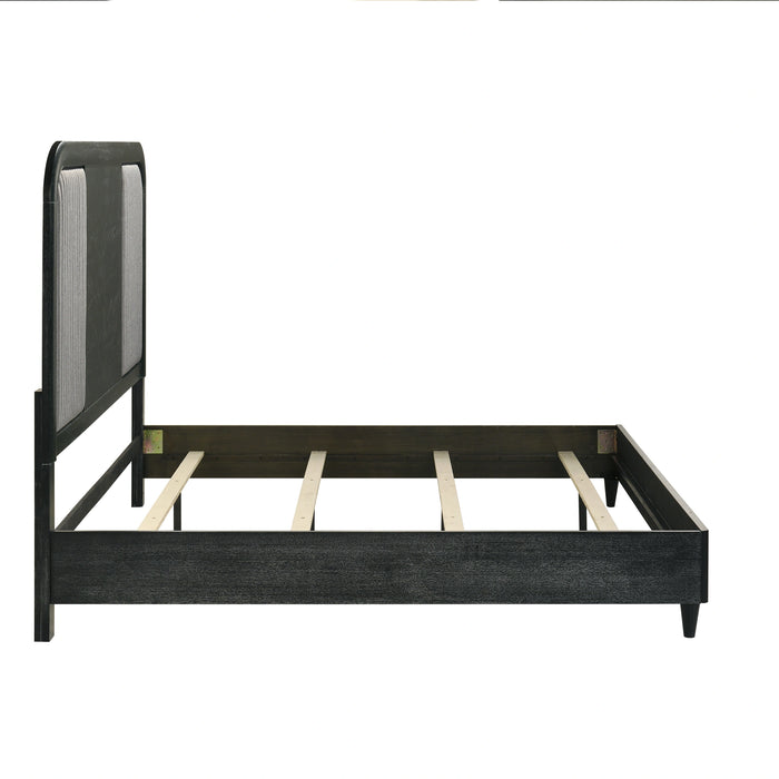 Skyline 6/6-6/0 Ek/Wk Headboard, Footboard & Slat Kit-Onyx
